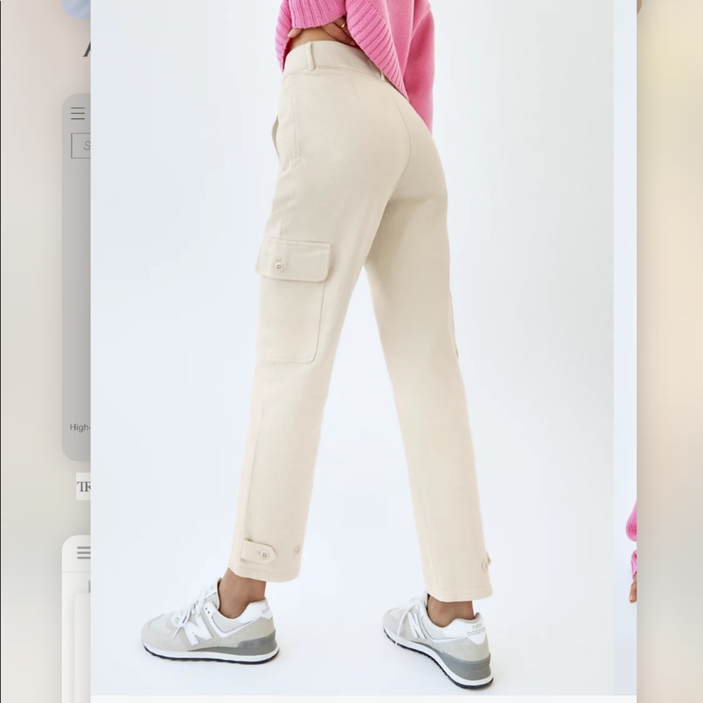 Aritzia Wilfred modern cargo pants in gd birch